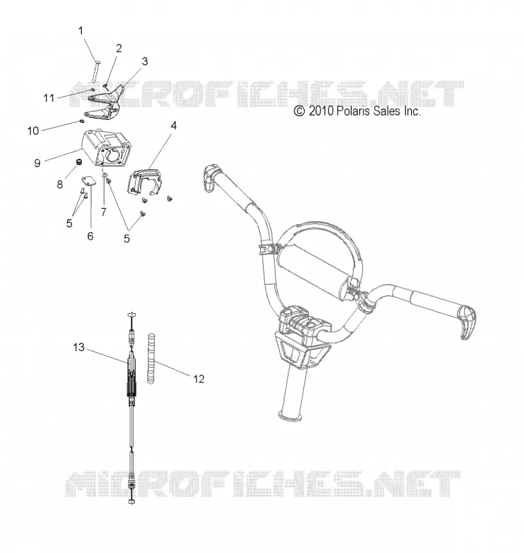 MOTOR, DROSSELN CONTROL ASM.