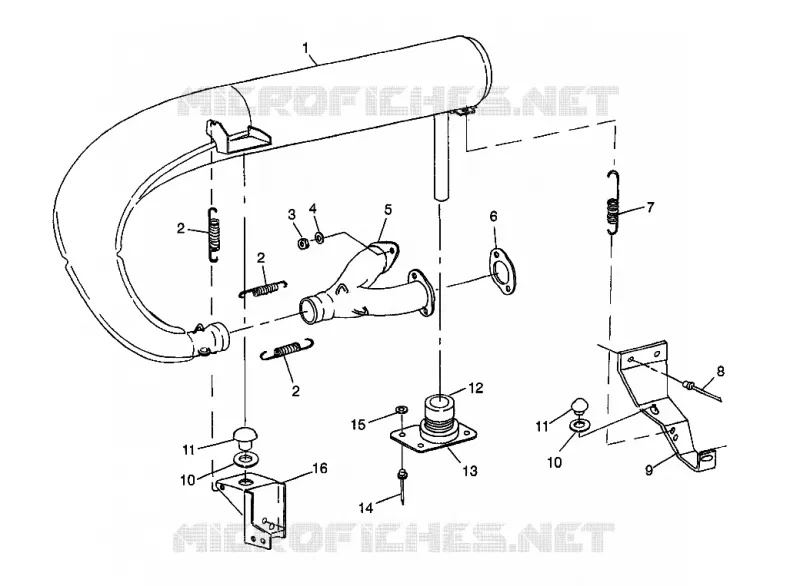 ABGASSYSTEM XCF 0981643 (4942774277C002)