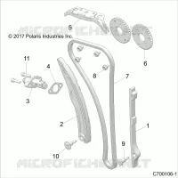 CAM CHAIN AND TENSIONER