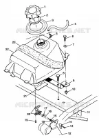 TREIBSTOFF TANK Trail Blazer W98BA25C (4945464546A012)
