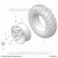 RADS, FRONT TIRE