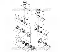 KOLBEN   KURBELWELLE SPORT 0960443, SPORT TOURING 0960243  AND EUROPEAN SP (4932223222C013)