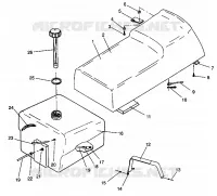 SITZ   GASBEHÄLTER ASSEMBLY WIDETRAK LX 0942064 (49250425040002)