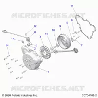 ENGINE, STATOR AND FLYRAD
