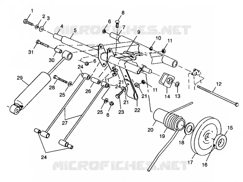 HINTER Drehmomentarm