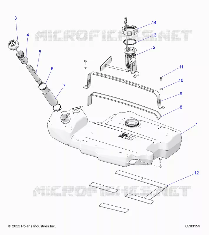 KRAFTSTOFFSYSTEM, FUEL TANK