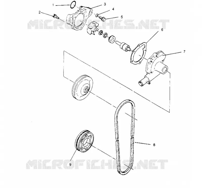 WASSERPUMPE 440 0952760, 440 SKS 0952560,  and EUROPEAN 440 SKS E952560 (4929032903C009)