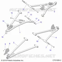 FRONT SUSPENSION CONTROL ARMS