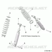 SUSPENSION, FRONT SHOCK MOUNTING
