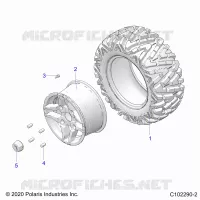 RADS, REAR TIRE