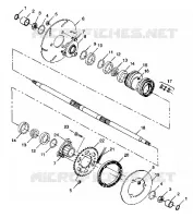 hintere Gehäuse Scrambler 400 W98BC38C (4947254725C005)