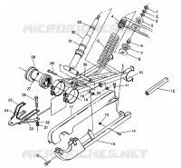 Hinterradschwinge   SCHOCK 6X6 350L W938739 (4924062406037A)