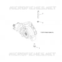 ANTRIEB, GEARCASE MOUNTING, FRONT