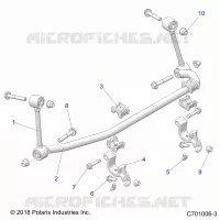 SUSPENSION, FRONT STABILISATORSTANGE- Z22N4M99AR (C701006-3)