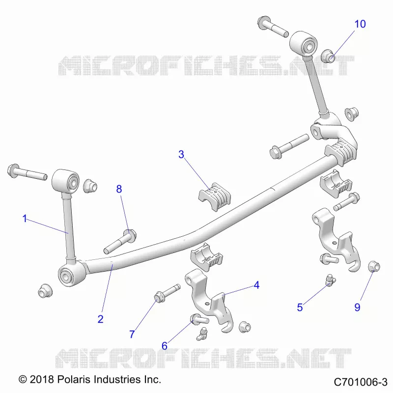 SUSPENSION, FRONT STABILISATORSTANGE- Z22N4M99AR (C701006-3)