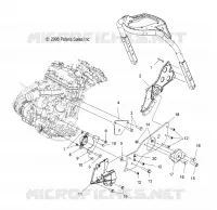 MOTOR, MOUNTING, LH