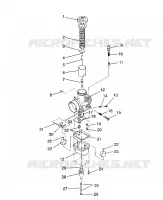 VERGASER 440 XCR / 0931760 (4923022302033A)