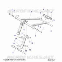 SUSPENSION, FRONT DREHMOMENTARM