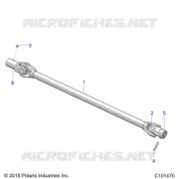 ANTRIEB, PROP SHAFT, FRONT