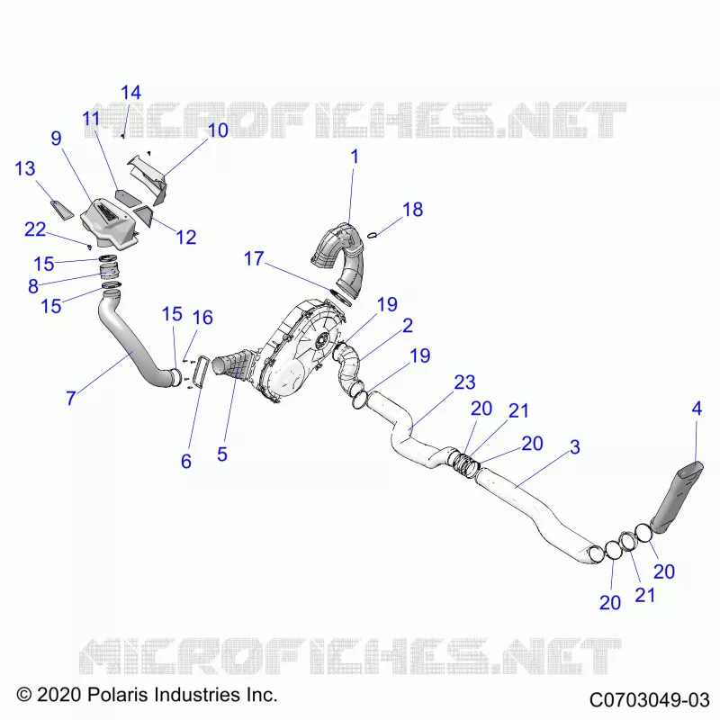 ANTRIEB, CLUTCH COVER, DUCTING