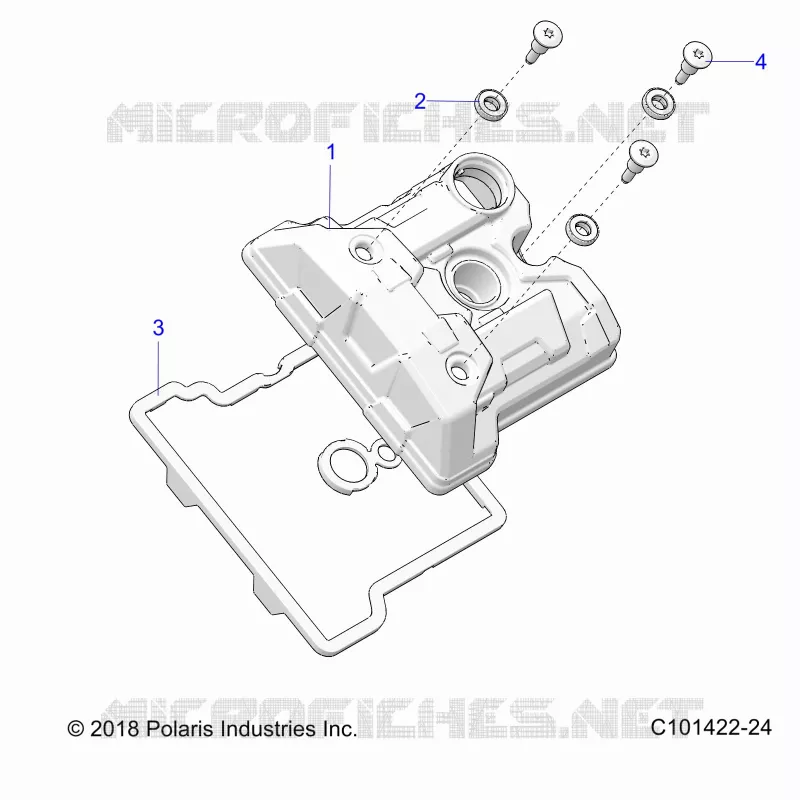 ENGINE, VENTILDECKEL
