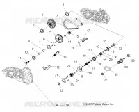 ANTRIEB, MAIN GETRIEBEGEHÄUSE INTERNALS