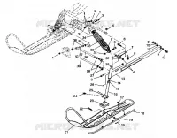 FRONT SUSPENSION AND SKI