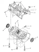 CRANKCASE ASSEMBLY 440 / 0930760 AND 440 SKS / 0930560 (4922932293028A)