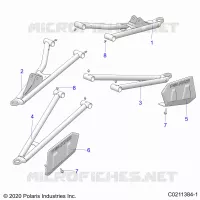FRONT SUSPENSION A-ARMS