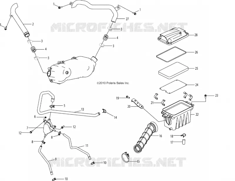 MOTOR, LUFTEINLASS SYSTEM