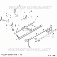 CHASSIS, MAIN RAHMEN MOUNTS