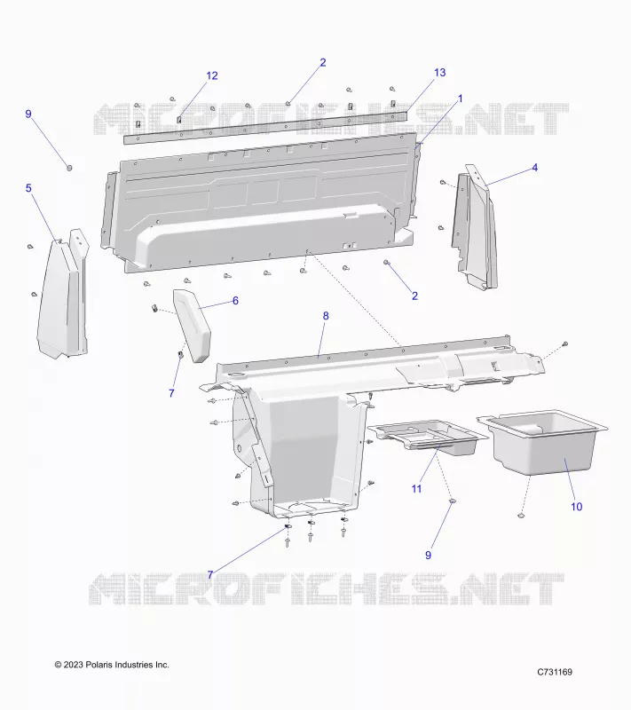 KAROSSERIE HINTEN CLOSEOFF, AND FENDERS