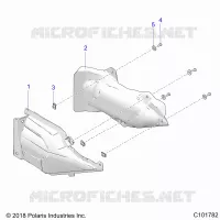 BODY, AUSPUFF COVER SHIELD