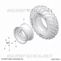 RADS, FRONT TIRE