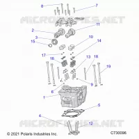 ENGINE, ZYLINDERKOPF, CAMS AND VALVES