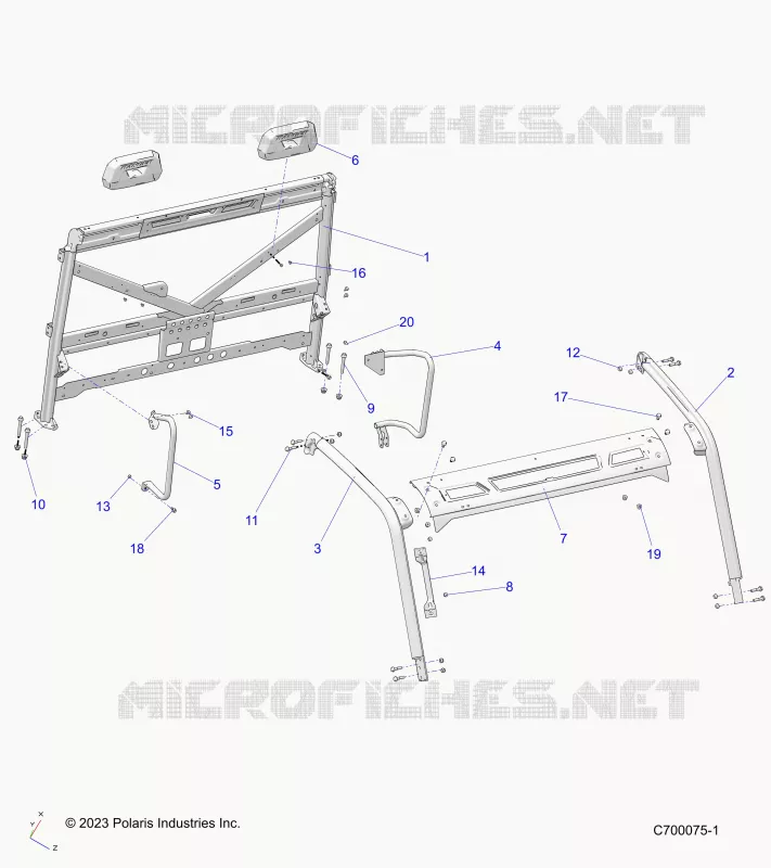 CHASSIS, CAB RAHMEN