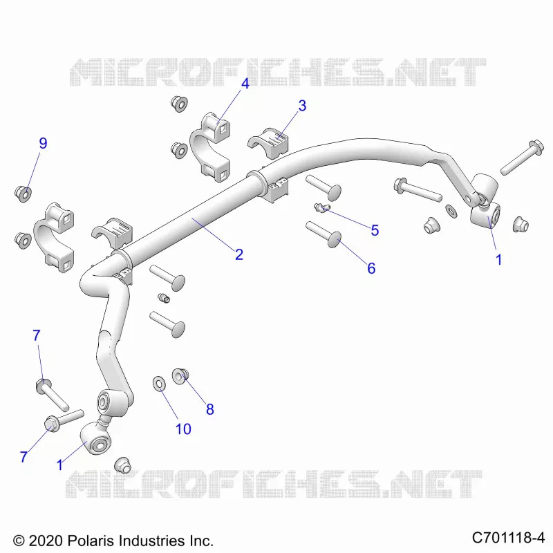 SUSPENSION, REAR STABILISATORSTANGE
