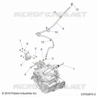 ANTRIEB, MAIN GEARCASE MOUNTING -Z24RAB92AK/BK (C0702874-2)