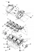 CRANKCASE SLX 780 B964287 AND INTL. SLX 780 I964287 (4937443744C001)