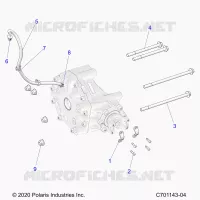 ANTRIEB, GEARCASE, REAR, MOUNTING