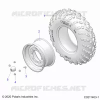 RADS, FRONT TIRE