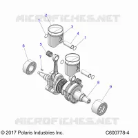 ENGINE, PISTON AND KURBELWELLE