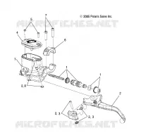 VORDERBREMSE BREMSE LEVER AND MASTER CYLINDER