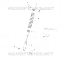 FRONT SUSPENSION SCHOCK MOUNTING