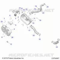 ANTRIEB, CLUTCH COVER AND DUCTING