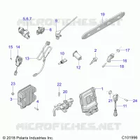 SWITCHES, SENSORS, ECU AND CONTROL MODULES