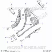 CAM CHAIN AND SPROCKET