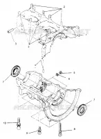 CRANKCASE ASSEMBLY WIDETRAK GT 0952061 AND  EUROPEAN WIDETRAK GT E952061 (4928962896C008)