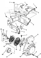 Gebläsegehäuse   RÜCKZUG ANLASSER ASSEMBLY WIDETRAK GT 0942061 (49261126110033)