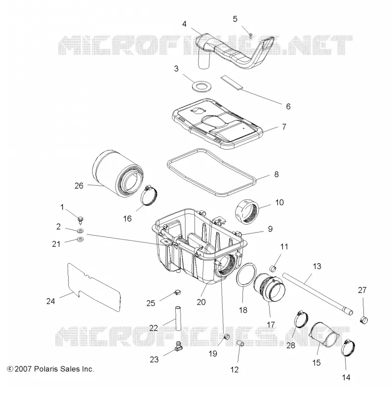 MOTOR, LUFTEINLASS SYSTEM